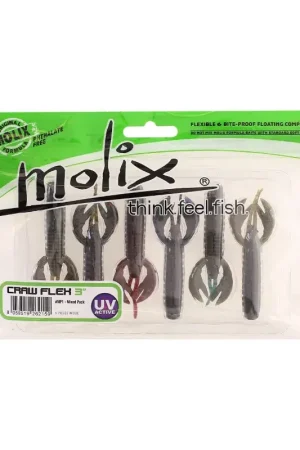 Artificiale Craw Molix Flex 3” – 7.5 cm Mixed Color Prezzo Scontato