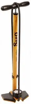 Sapo Pompa Da Pavimento One C/Manometro 63mm,Protezione In Gomma E Raccordo Jet Special Edition Effetto Legno C/Impugnatura Nera 16 Bar/232 Psi Solo Oggi
