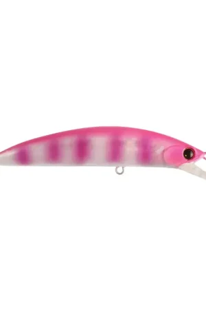 Non Perdere Artificiale Minnow Rapture Saltride DR 9 cm 28 gr Zebra Pink