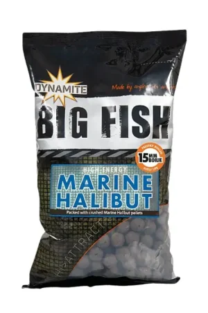 Boilies Dynamite Big Fish 15 mm 1 kg Marine Halibut Quantità Limitata