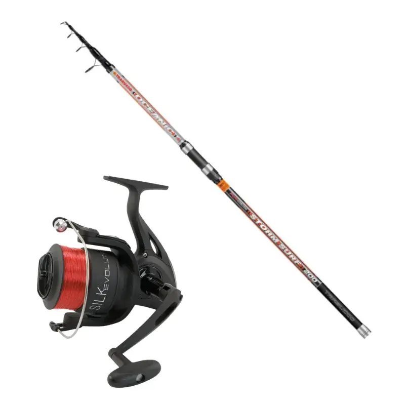Combo Surfcasting Trabucco Oceanic Storm Surf 4.20 mt 200 gr + Vigor Silk 70 c/filo Miglior Prezzo