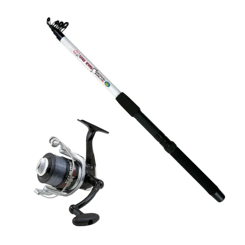 Ultimissimo Modello Combo Allround Lineaeffe Xtreme Snake 2.40 mt 50 gr + Xtreme Fishing Gear 3000 c/filo