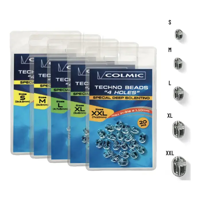 Occasione Perline Colmic Techno Beads 4 Holes