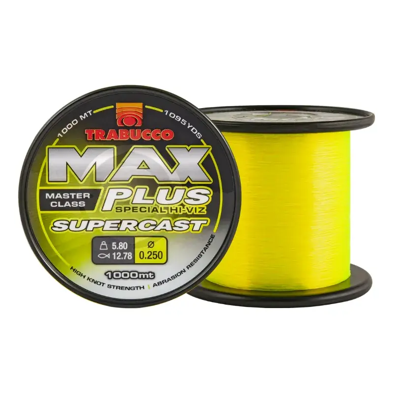 Monofilo Trabucco Max Plus Supercast 300 mt Yellow Solo Oggi