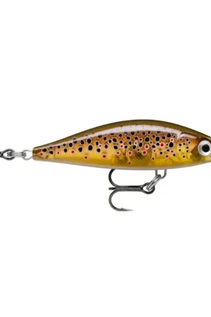 Ultime Pezzi Artificiale Minnow Rapala X-Light Minnow 5 cm 4 gr Brown Trout