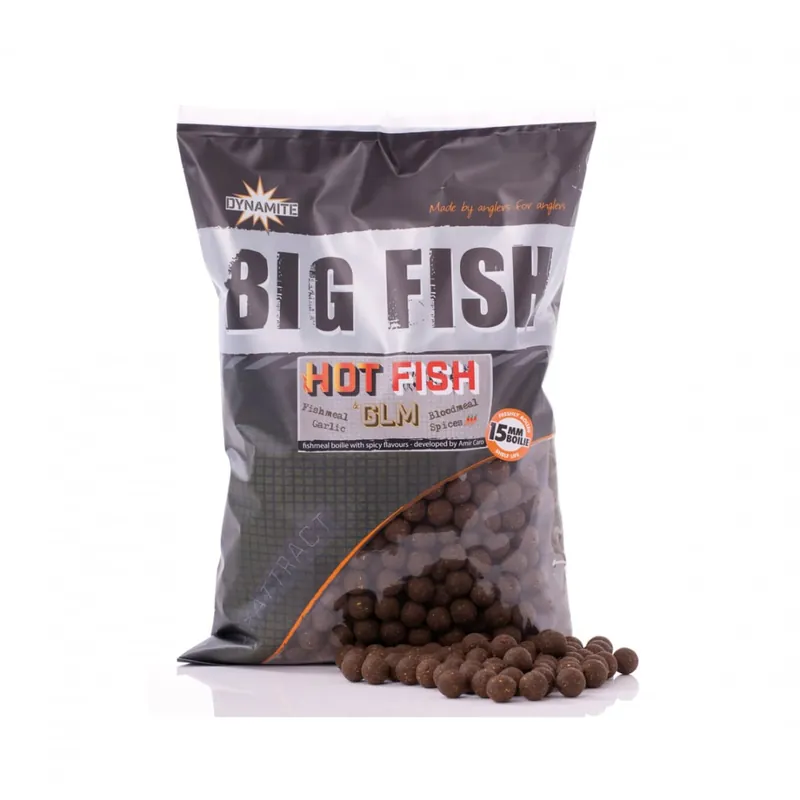 Spedito Oggi DYNAMITE BAITS HOT FISH & GLM BOILIES