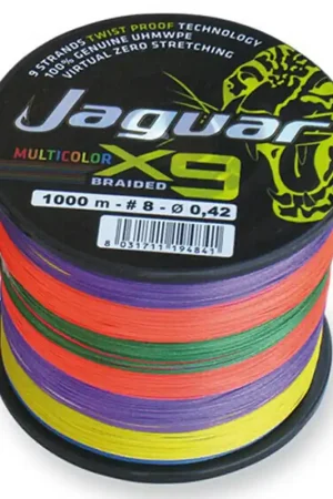 JAGUAR MULTIFIBRA X9 MULTICOLOR X9 1000MT Prezzo Ridotto