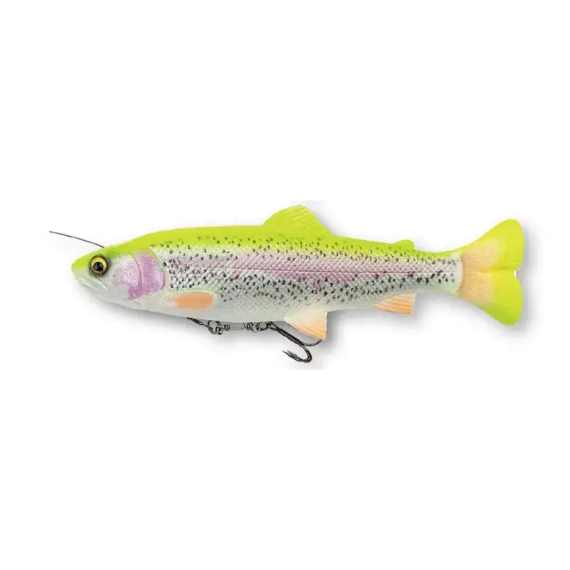 Occasione Artificiale Swimbait Savage Gear 4D Line Thru Pulse Trout 20 cm 120 gr Lemon Trout