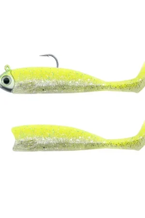 Miglior Prezzo Artificiale Shad Fiiish Combo Master Shad 4″ Light Neon Chart