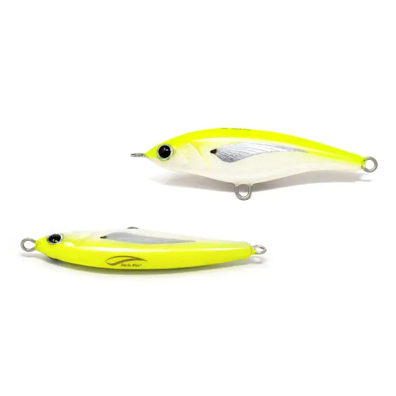 Artificiale Stickbait Jack Fin Pelagus 75-S Yellow Fluo Ordina Subito