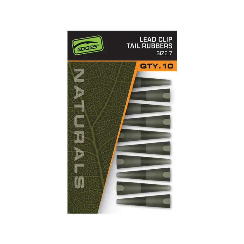 FOX EDGES NATURALS LEAD CLIP TAIL RUBBERS Di Tendenza