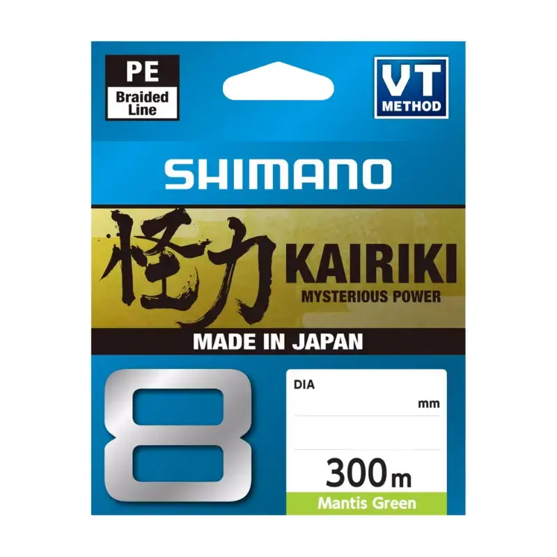 Ultima Occasione Trecciato Shimano Kairiki 8 300 mt Mantis Green