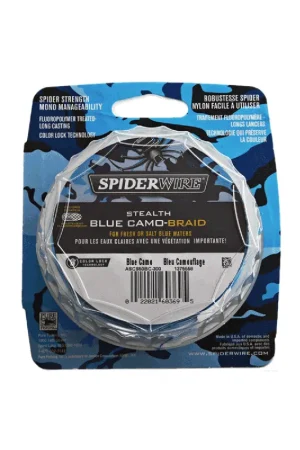 Promozione SPIDERWIRE STEALTH BLUE CAMO BRAID 270M