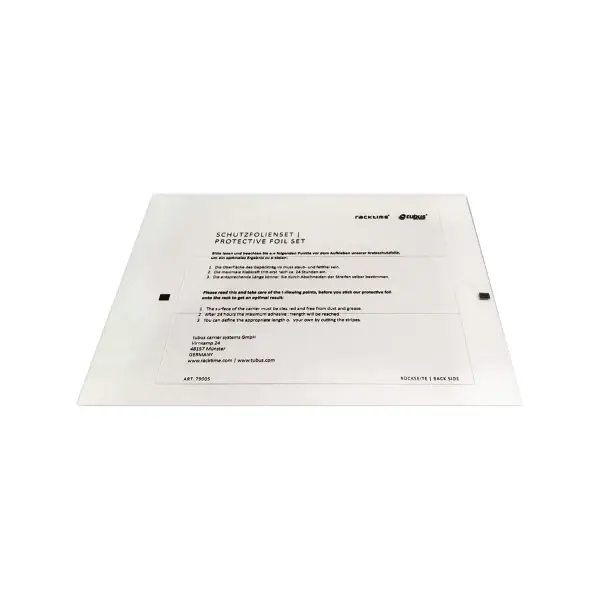 Non Perdere Racktime - Kit fogli protezione anti abrasione per portapacchi 3 strisce da 4 ћ 14 cm