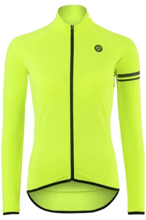 Maglia Thermo Sport Donna Giallo Fluo - Maniche Lunghe Occasione Imperdibile