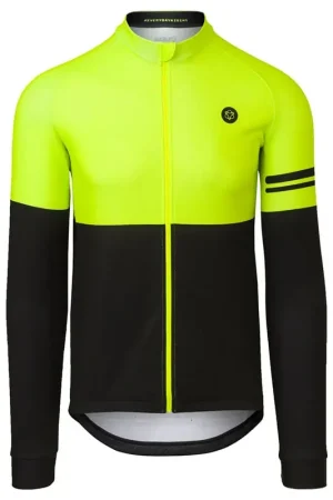 Maglia DUO Mid Season Uomo Giallo Fluo/Nero - Maniche Lunghe Prezzo Conveniente