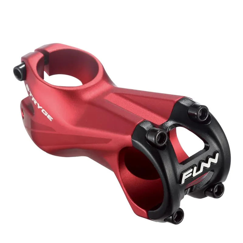 Attacco Manubrio STRYGE 31,8mm x 75mm Rise 5° Rosso Professionale