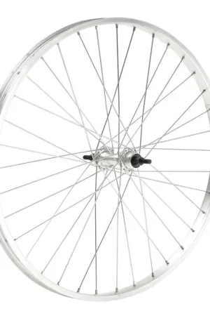 Offerta Ruota Anteriore 28" x 1,5/8 Mozzo in Alluminio su Cuscinetti per Dado