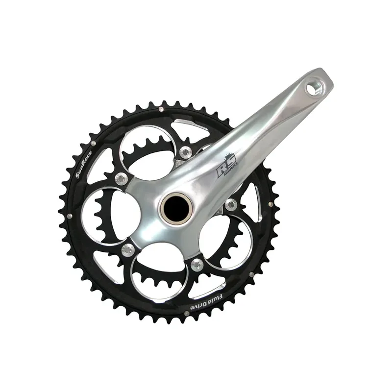 Offerta Guarnitura ROAD COMPACT 2x10V 50/34 Denti x 172,5mm Nero/Argento