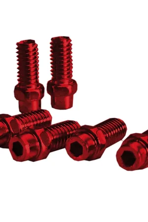 Vendita Finale Perni Pedali (KIT) FREERIDER 8mm in Alluminio Rosso - 40 Pezzi