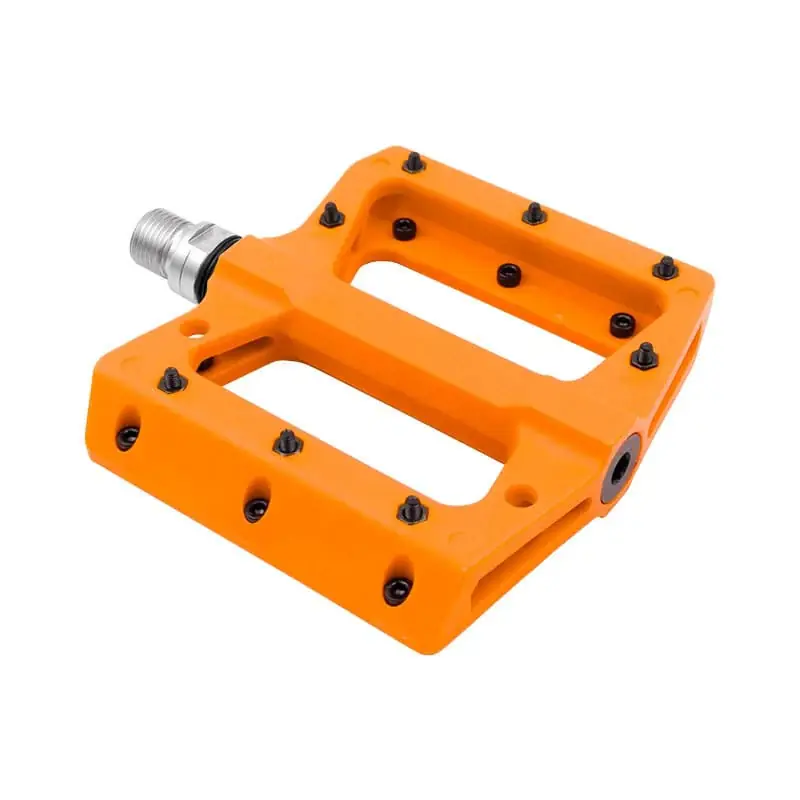 Ultimissimo Modello Pedali FLAT in Termoplastica Arancio
