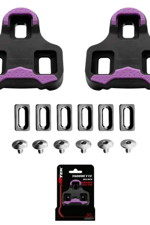 Tacchette ROAD in Nylon Oscillazione 4,5° Nero - Compatibile KEO Popolare