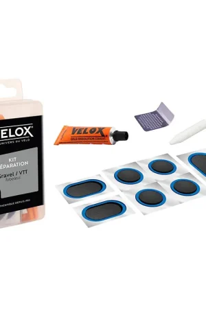 Prezzo Ridotto KIT Ripara Tubeless MTB 1 Mastice +1 Raschietto +7 Pezze +1 Gessetto